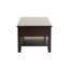 Ensemble de tables d'appoint et de table de bout espresso