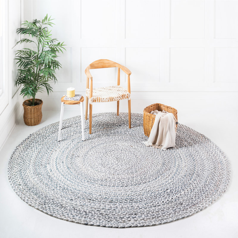 Barlet Cotton Indoor Rug, Round 3'3"