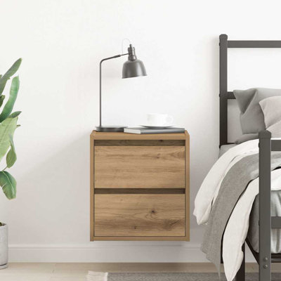 Wall-Mounted Bedside Cabinets 2 Pcs 38X34x40 Cm