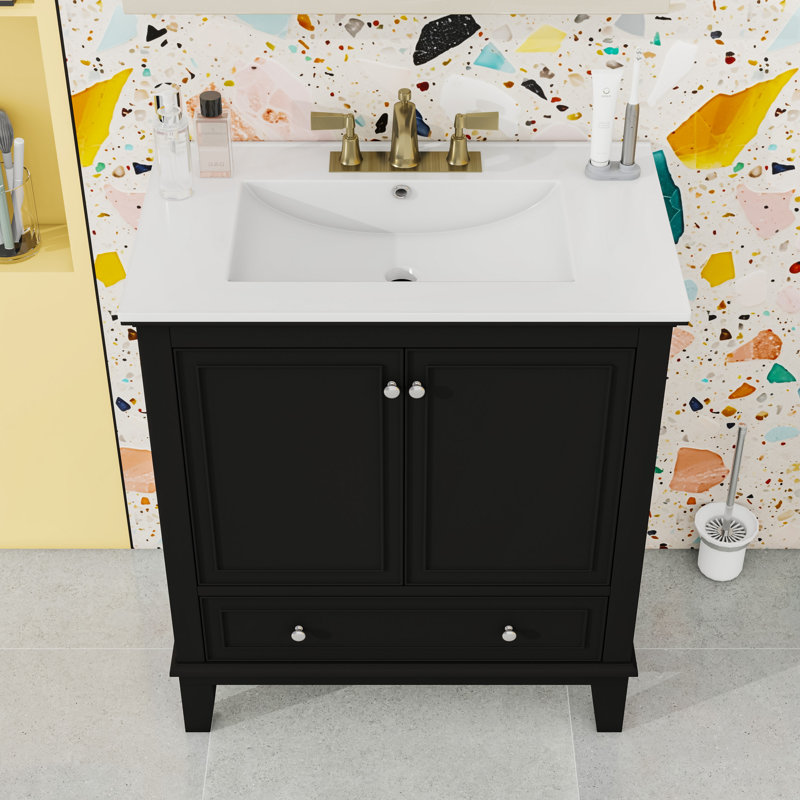 Bathroom Vanity with Sink Combo, Doors and Drawer