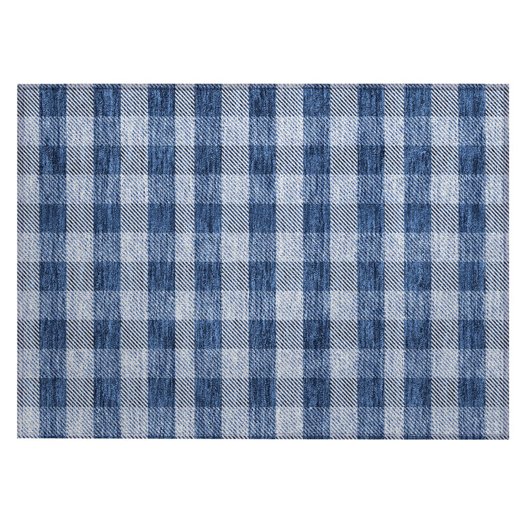Colzie Plaid Indoor / Outdoor Rug