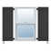 Atlantic Classic Three Equal Panels, Raised Panel Shutter Pair