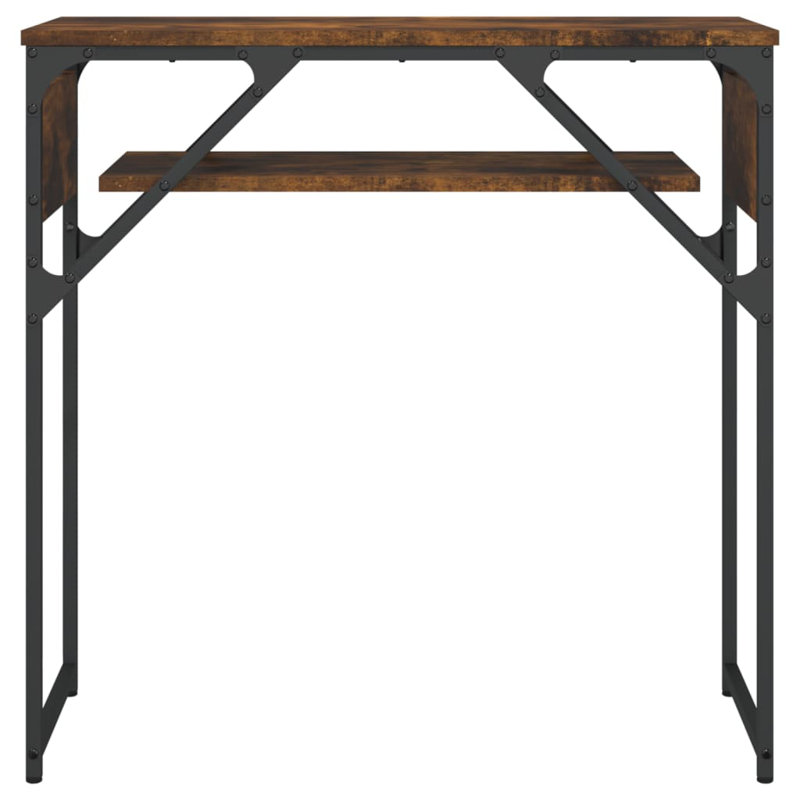 Fishel Console Table, 75cm H x 105cm W x 30cm D, Smoked Oak