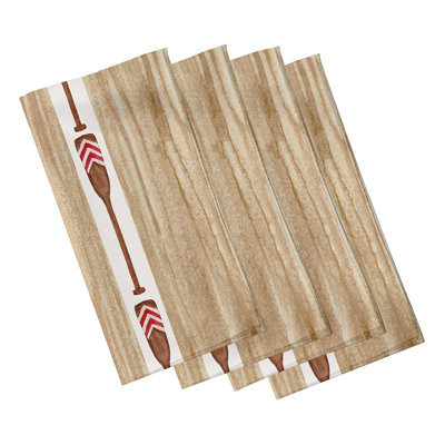Aksel Polyester Nautical Square Napkin