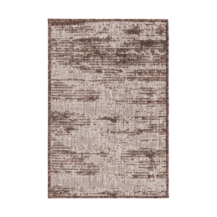 Brown Cartago Indoor/Outdoor Modern Rug