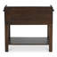 Table de chevet Vianna - brun foncé