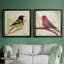 Backyard Birds I - Ensemble de 2 cadres photo sur toile-665859513-665859510