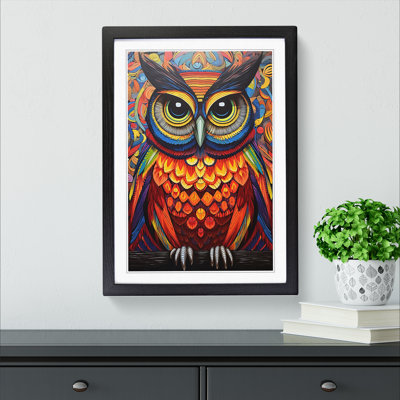 Owl Op Framed Print