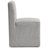 Upholstered Dining Chairs With Casters, Modern Single Sofa Chair With Slient Wheels For Living Room, Arrived Assembed(4PCS, Gray)-848967209-839214989