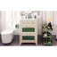 Meuble-lavabo en bois 24 po avec lavabo en céramique