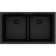 Quartz Classic 33" x 19" x 10" Double Basin Undermount Kitchen Sink with Aqua Divide