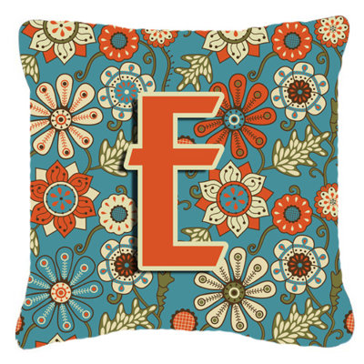 Floral Reversible Throw Pillow