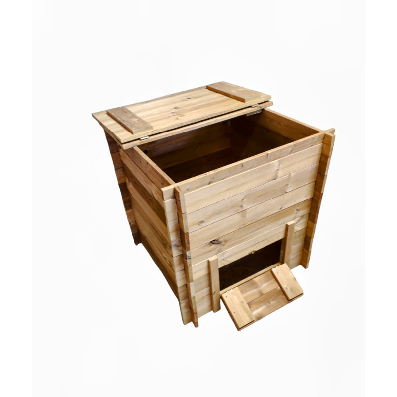 Thermally Modified Wooden Composter Cobden 1000L l