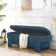Cineus Oval Fabric Upholstered Storage Ottoman