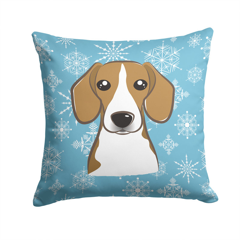  Coussin 14 "Snowflake Beagle