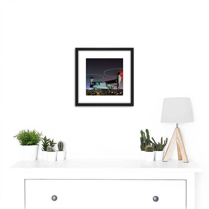 Miltary USA Navy V-22 Osprey Tritrotor Aircraft - Single Picture Frame Print