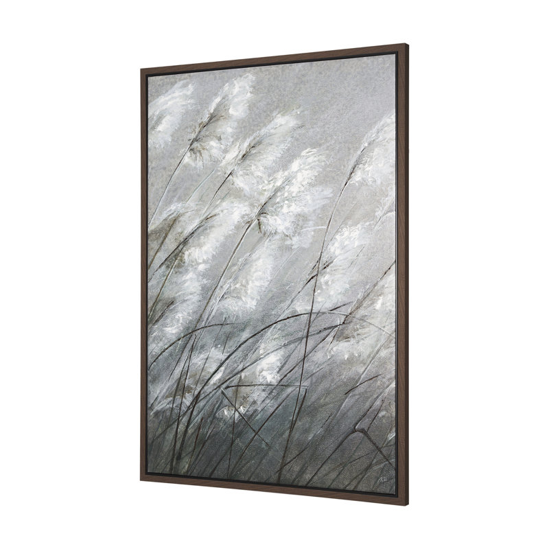 Toile texturée Pampas, Pampas Grass Breeze I