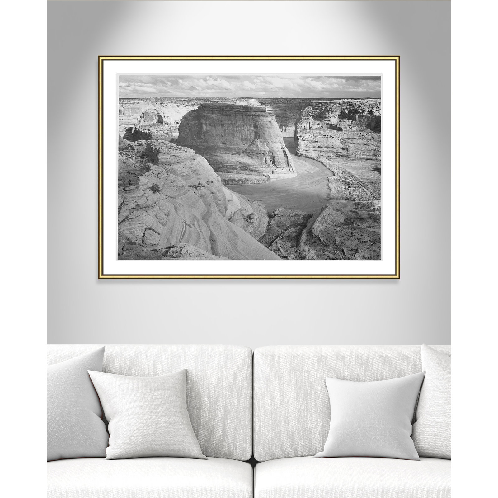 Canyon De Chelly Arizona 2 by Adams, Gold, 30.75" H x 42.75" W x 0.88" D