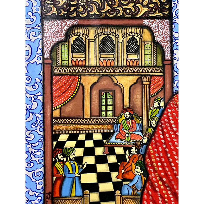 Tarikh-E-Jodha | Peinture de Mrinal Dutt | Décoration murale