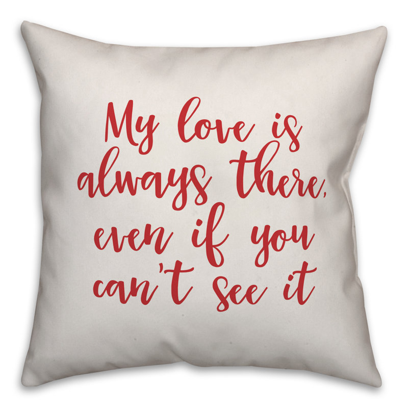 Throw Pillow, Throw Pillow, White/Red