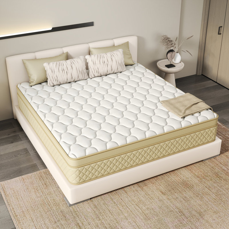 Matelas hybride à ressorts ensachés 12 po / 14 po, Lit double, 12"