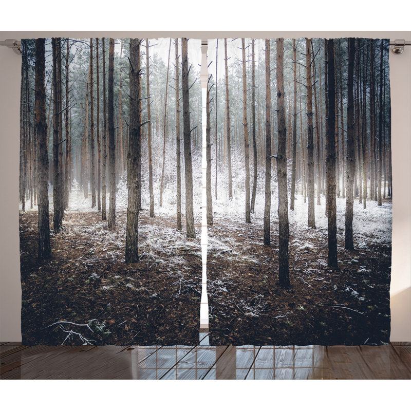 Semi Sheer Curtain Pair, 54" x 63"