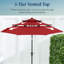 Parasol de patio à 3 niveaux-130904417