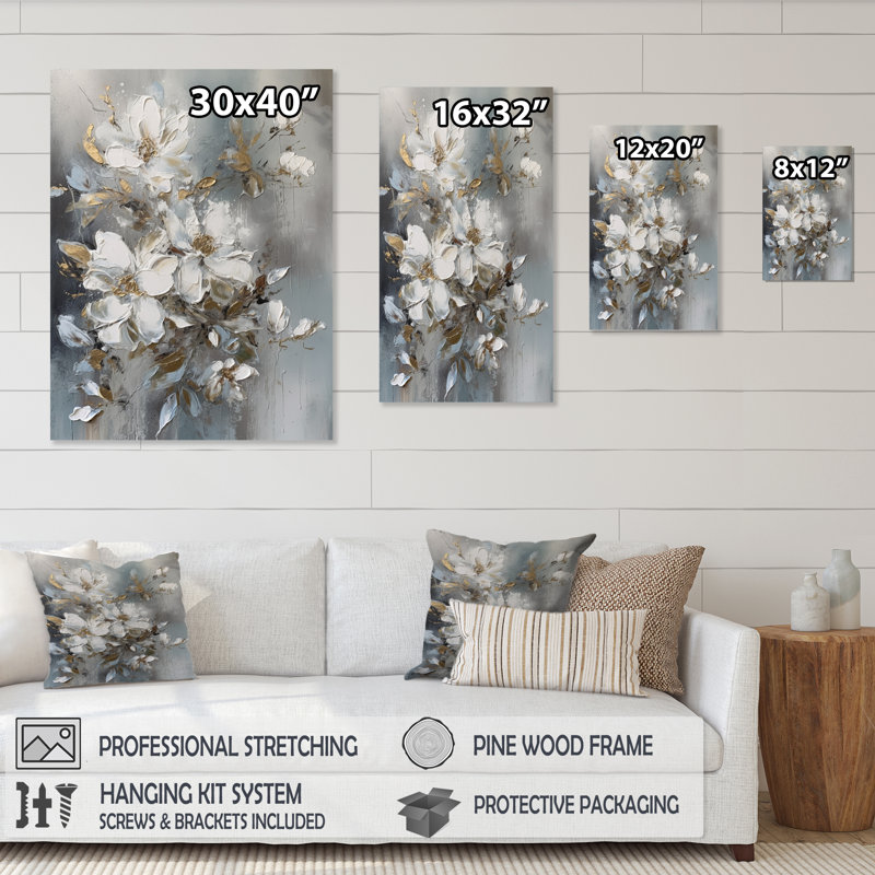 Impression sur toile Roneshia, Cadre photo noir, H 20 po x l 12 po x P 1 po