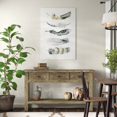 Tribal Feather I by Melissa Wang - Painting Print