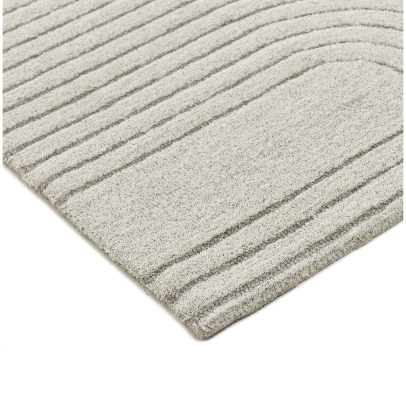 Helaine Hand-Tufted Abstract Rug, Rectangle 6' x 9'