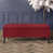 Claret Red Plush Velvet