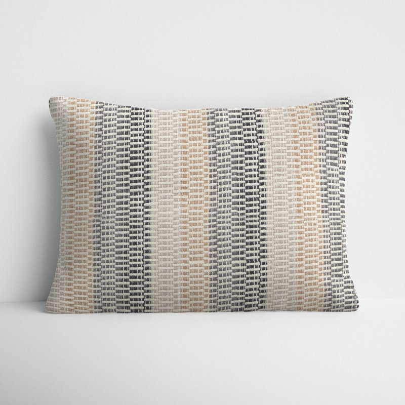 Bruce 100% Cotton Lumbar Rectangular Pillow Cover & Insert