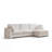 4 - Piece Teddy Modular Sectional Sofa Cloud Couch with Ottoman and 2 Storage Side Table-793588775-798281544