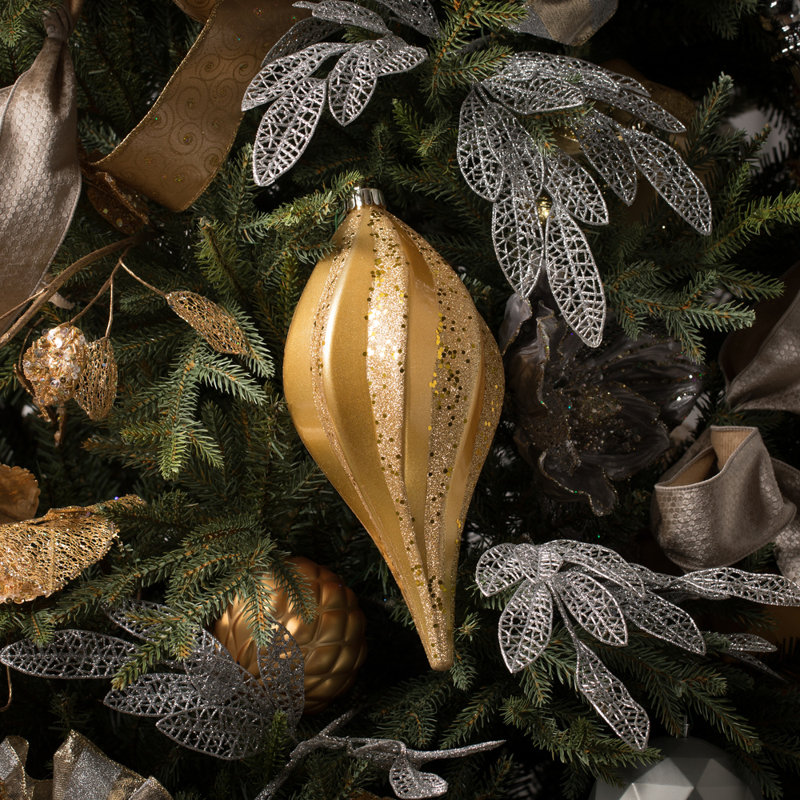 Ornement de Noël UV, Or