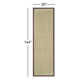 Auckland Striped Sisal Beige/Purple Area Rug