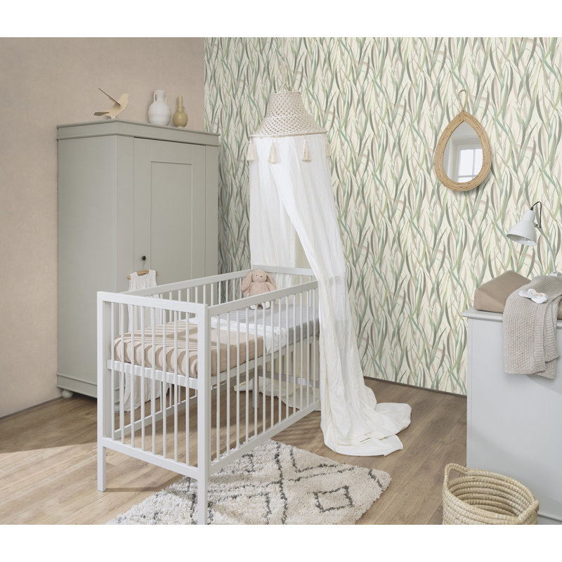 Papier peint botanique Sway, Vert