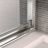 50" - 54" W x 70" H Bypass Single Sliding Semi-Frameless Shower Door with 1/4" Tempered Glass-101431677