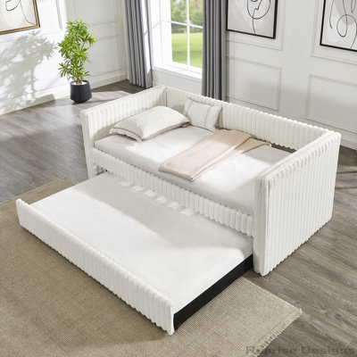 Upholstered sofa bed Daybed with Trundle