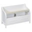 Banc de rangement rembourré, banc d'entrée-274918183