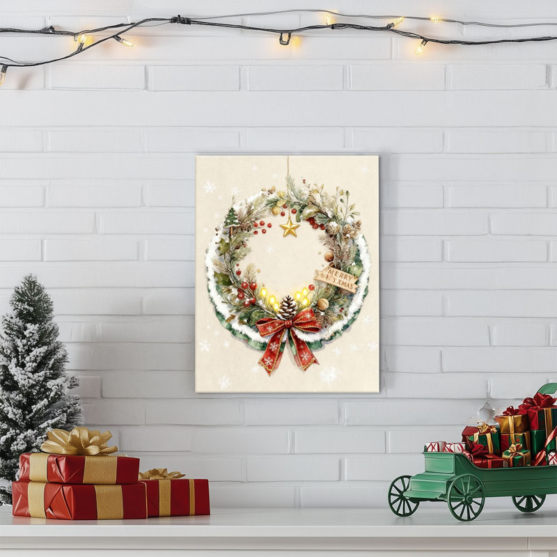 Reproduction d'art sur toile encadrée P&L Art, H 14 po x l 11 po