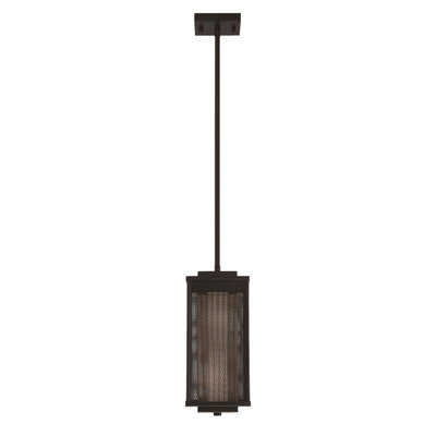 Luminaire suspendu d'extérieur à DEL Brama, noir
