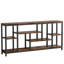 Table d'appoint attrayante, canapé rustique, console