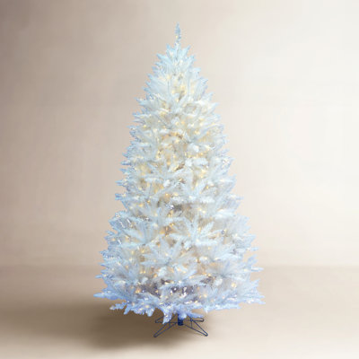 Sparkle White Spruce Pre-Lit Christmas Tree