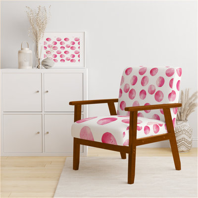 Chaise rembourrée pour fille avec paillettes roses