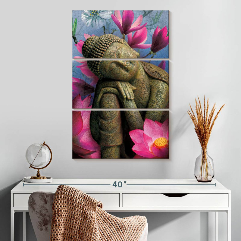 Adella Contemplating Buddha, 32" H x 20" W