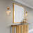 Julin 1-Light LED Hammered Gold Armed Wall Sconce