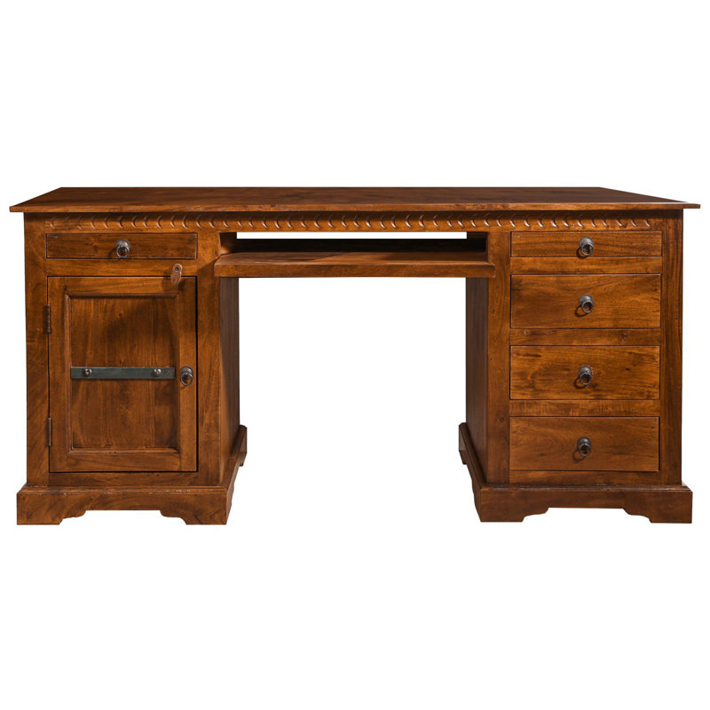 Oxford Solid Wood Secretary Desk