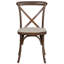 Arquit Series Stackable Wood Cross Back Bistro Dining Chair with Cushion-1880886580-1980228610