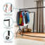 Heavy Duty Steel No Tools Required 180cm Wide Clothes Rail-110394322