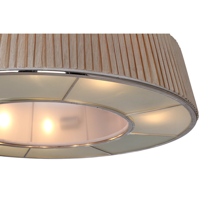 8 - Light Dimmable Drum Chandelier